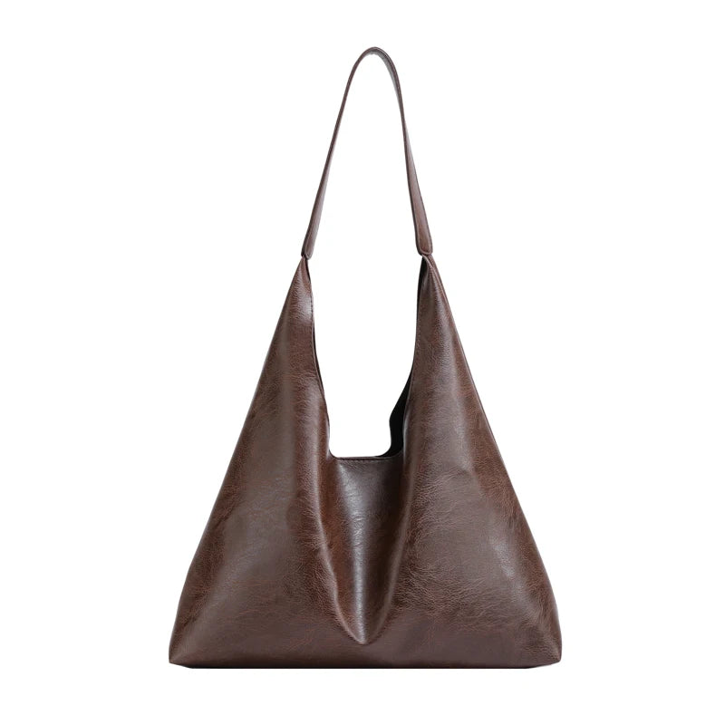 Large Capacity Women PU Soft Leather Tote Bag