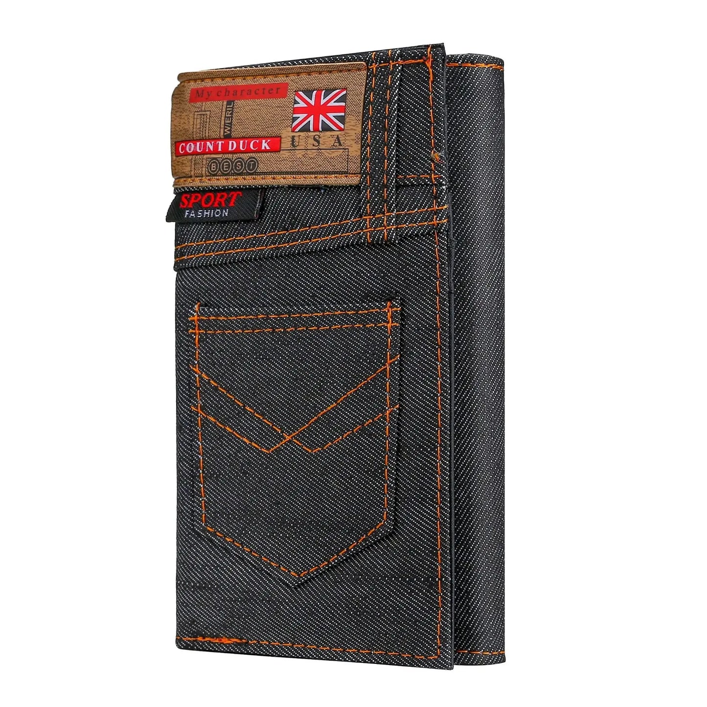 Wallet Coin Bag Long Style Purse Denim