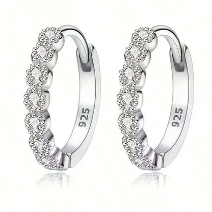Perfect Pair of Mini Stud Earrings: Sleek Silver Design