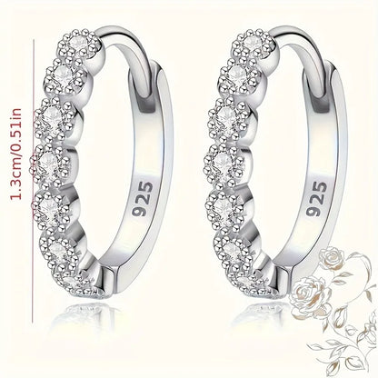 Perfect Pair of Mini Stud Earrings: Sleek Silver Design