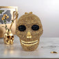 Women 3D Skull Rhinestone Evening Bag