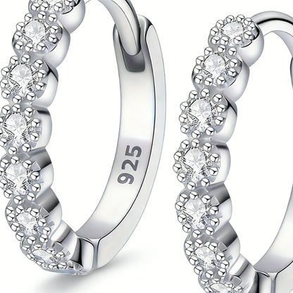 Perfect Pair of Mini Stud Earrings: Sleek Silver Design