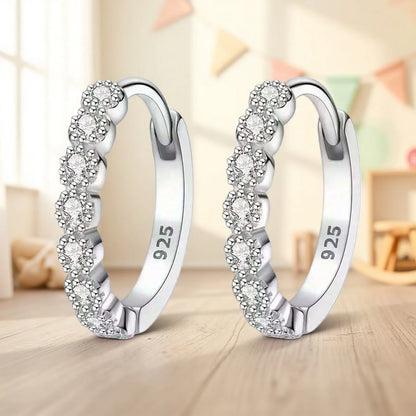 Perfect Pair of Mini Stud Earrings: Sleek Silver Design