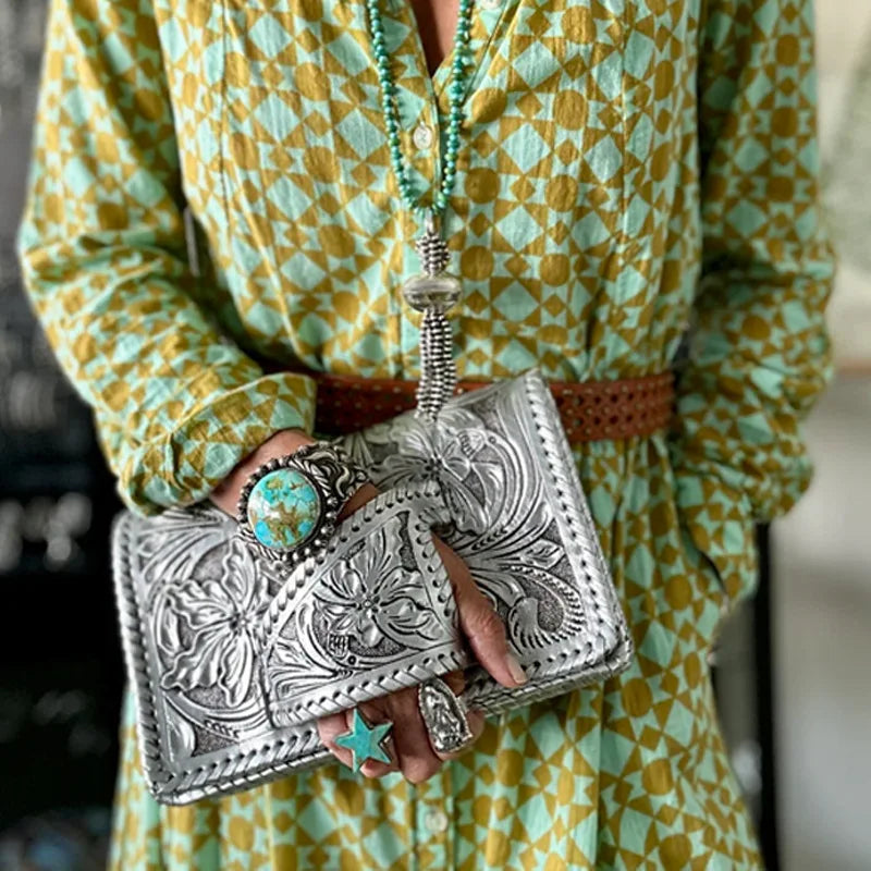 New Retro Pattern Printing Handbags