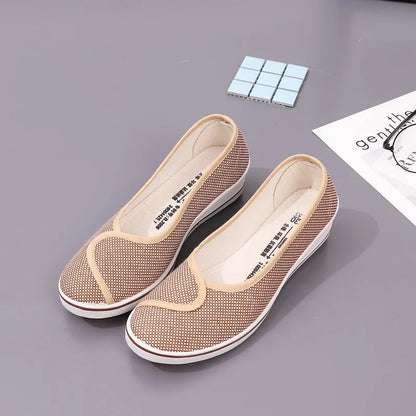 EOFK Women Loafers Soft Slip On Canvas Flats