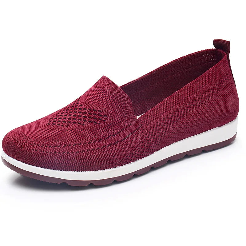 EOFK Women Loafers Soft Slip On Canvas Flats