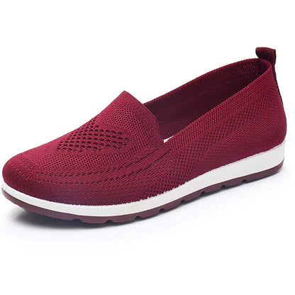 EOFK Women Loafers Soft Slip On Canvas Flats