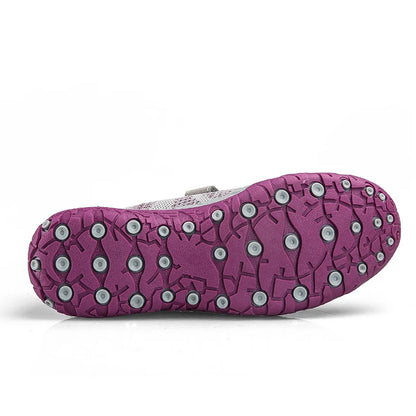 Summer Women Casual Flats Fabric Hoop & Loop Soft Comfy