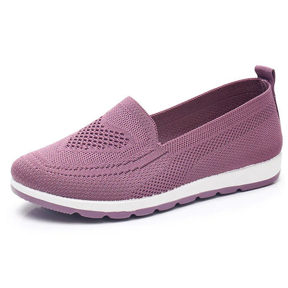EOFK Women Loafers Soft Slip On Canvas Flats