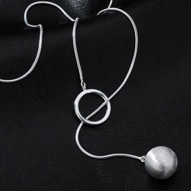 Needle-Shaped Smooth Geometric Earrings, Casual, Simple,