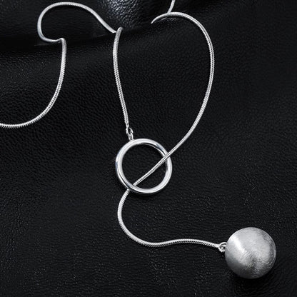 Needle-Shaped Smooth Geometric Earrings, Casual, Simple,