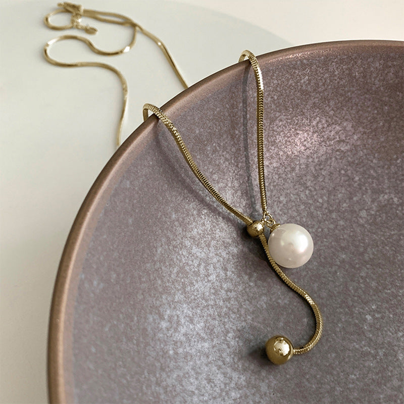 Needle-Shaped Smooth Geometric Earrings, Casual, Simple,
