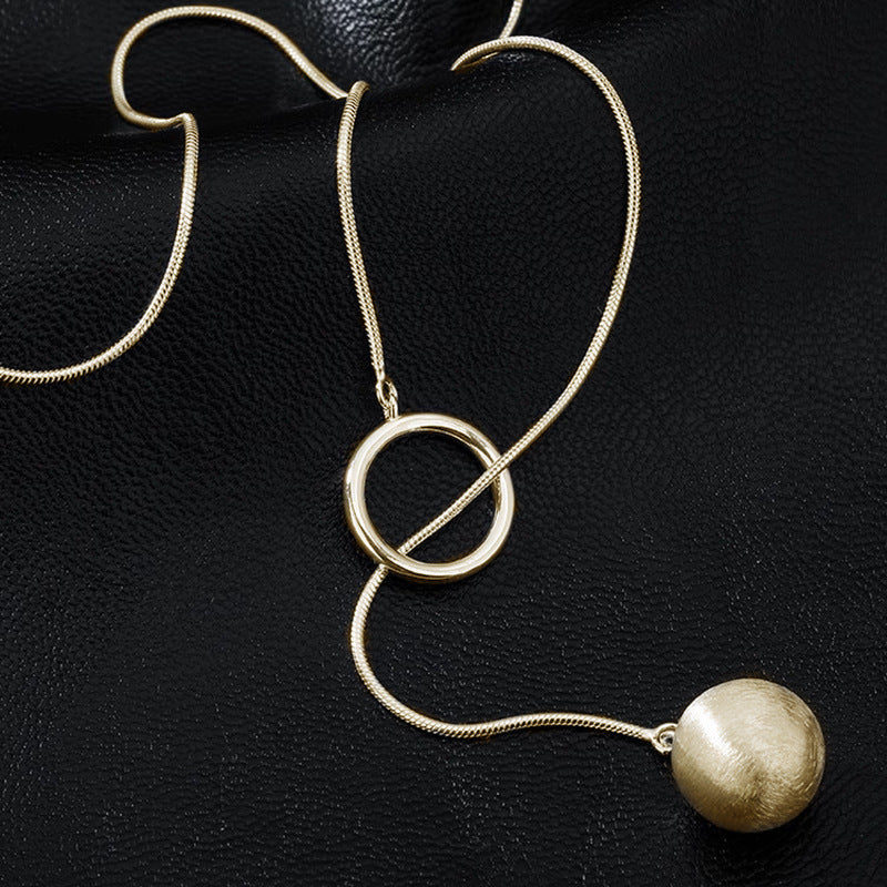Needle-Shaped Smooth Geometric Earrings, Casual, Simple,