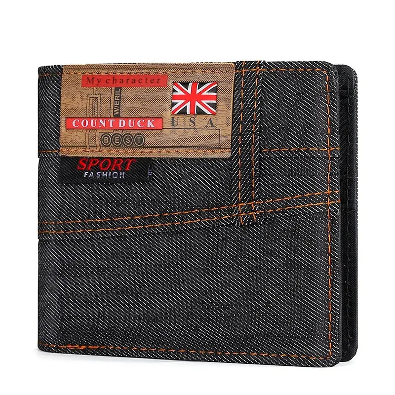 Wallet Coin Bag Long Style Purse Denim