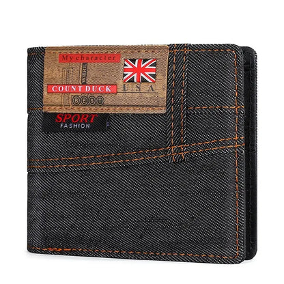 Wallet Coin Bag Long Style Purse Denim