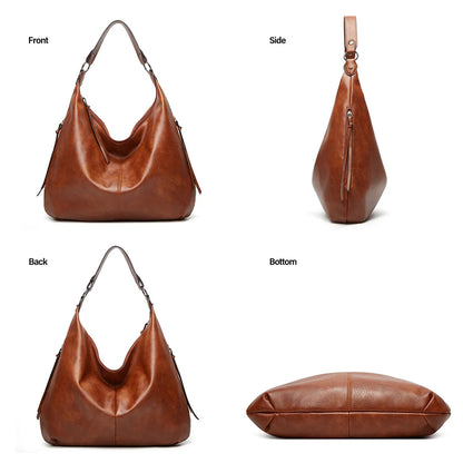 Pahajim Handbag and Wallet Set for Women leather Shoulder Bag