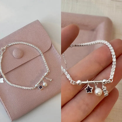 VENTFILLE 925 Sterling Silver Butterfly Bracelet