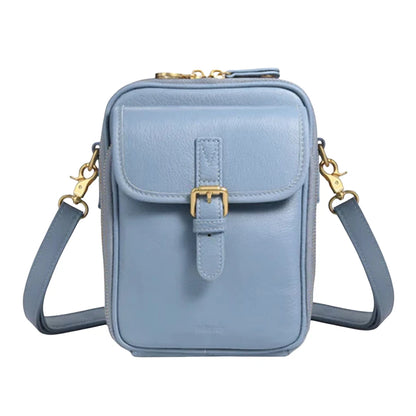 Leather Small Crossbody Cell Phone Bag & Adjustable Removable Strap