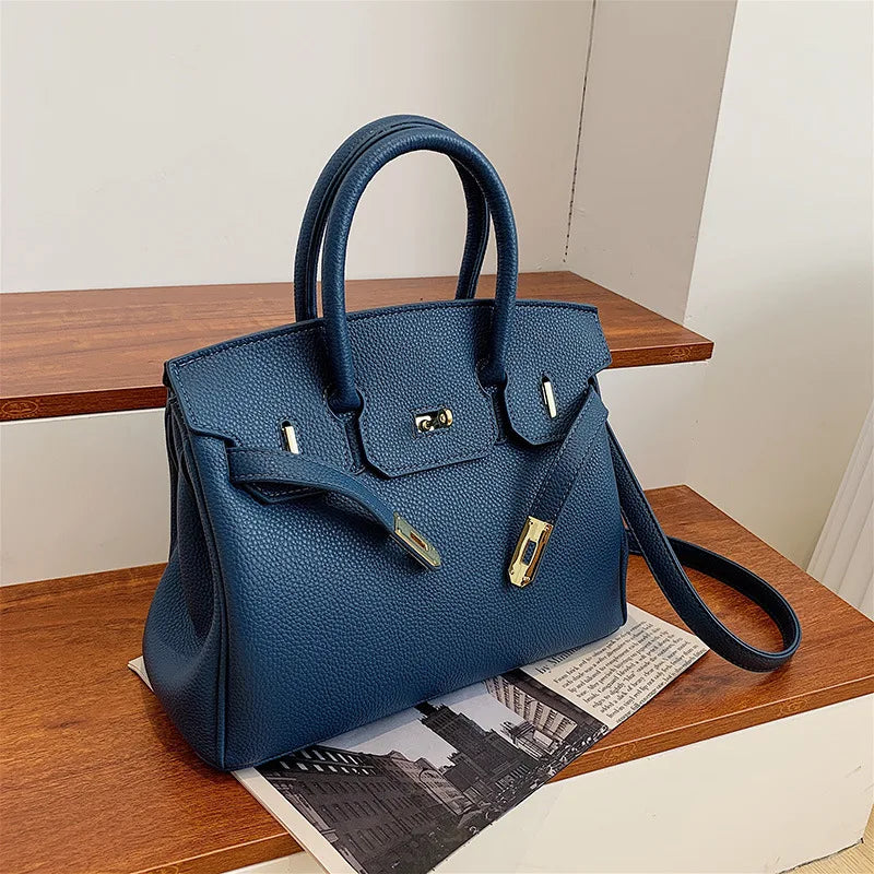 Women's Leather Spacious Purses & Handbags with Shoulder Strap