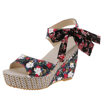 Wedge Heeled Sandals for Women Summer Casual