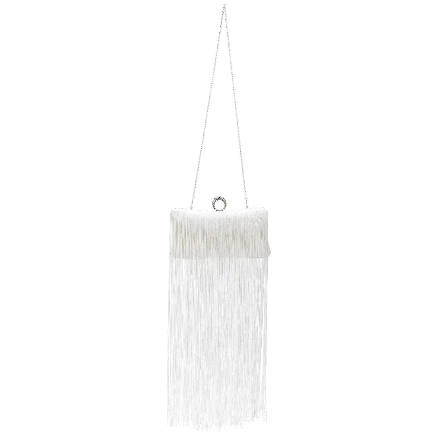 Evening Bag for Women Long Tassel Design Clutch Purses For Wedding Cocktail Prom