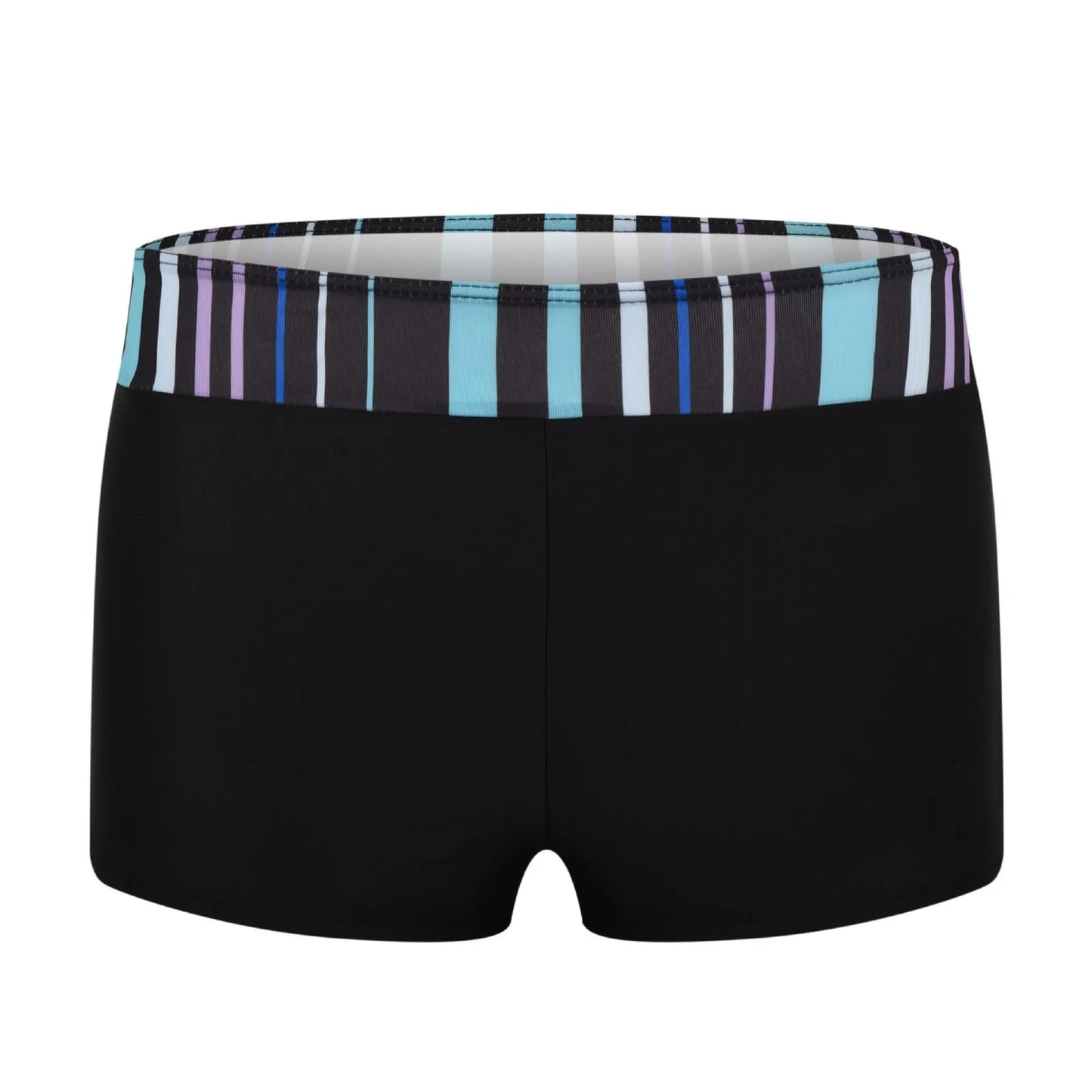 Women's Swimming Suit Ladies Striped Two Piece Swimsuit With Shorts