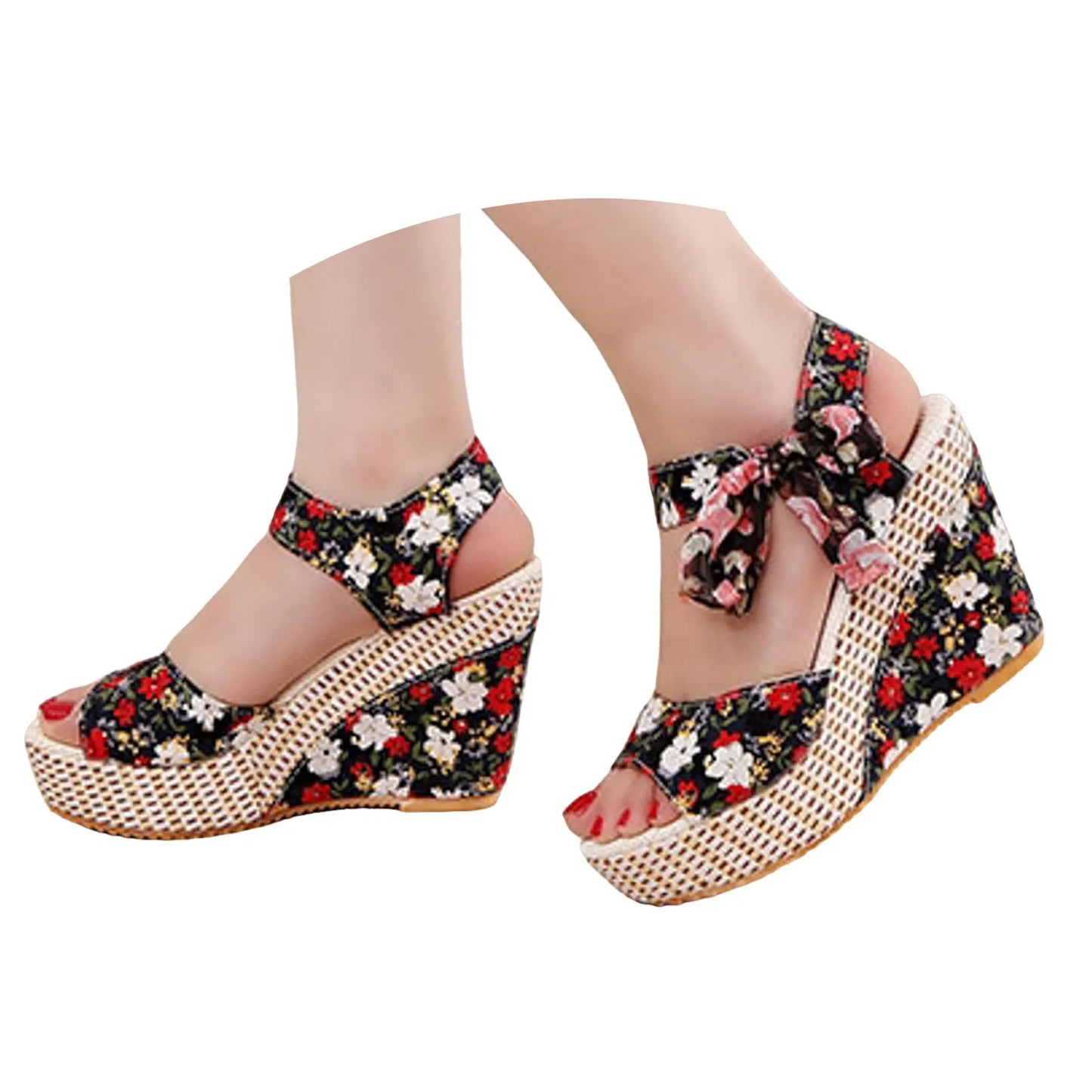 Wedge Heeled Sandals for Women Summer Casual