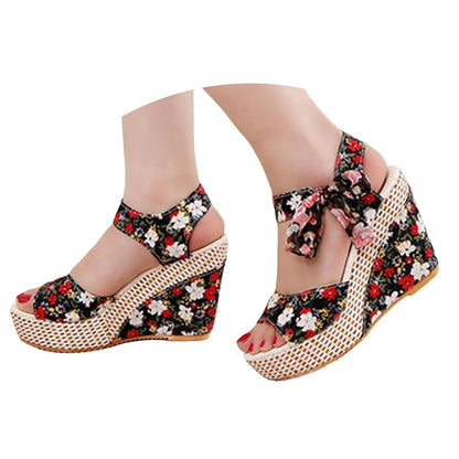 Wedge Heeled Sandals for Women Summer Casual