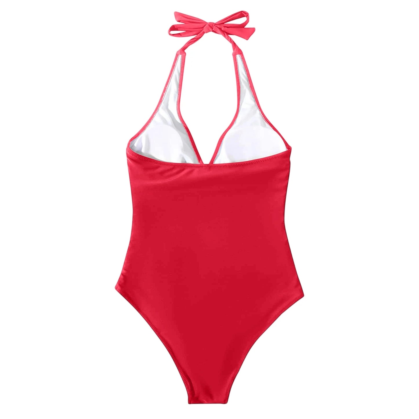 Tummy Control Swimsuit Cross Front Striped One Piece