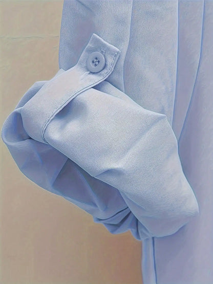 Casual Loose fitting Linen Long Shirts Women Plus Size Tops
