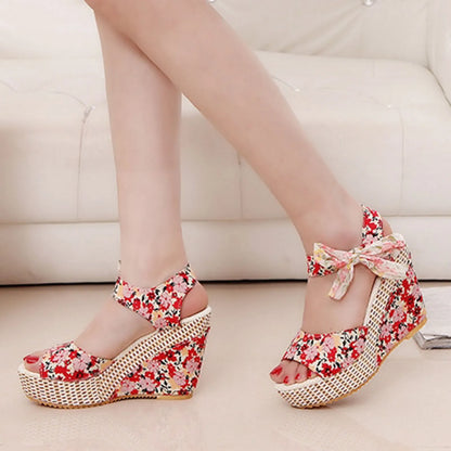 Wedge Heeled Sandals for Women Summer Casual