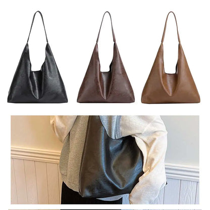 Large Capacity Women PU Soft Leather Tote Bag