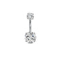 Stainless steel belly button piercing,