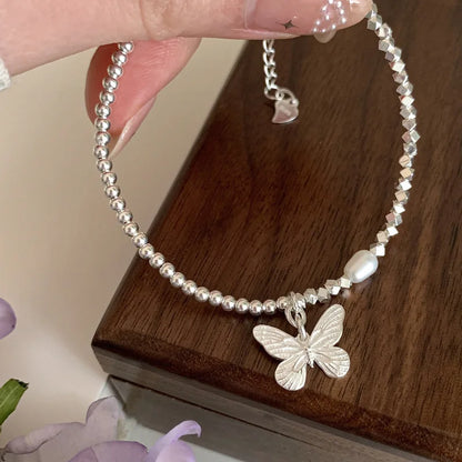 VENTFILLE 925 Sterling Silver Butterfly Bracelet