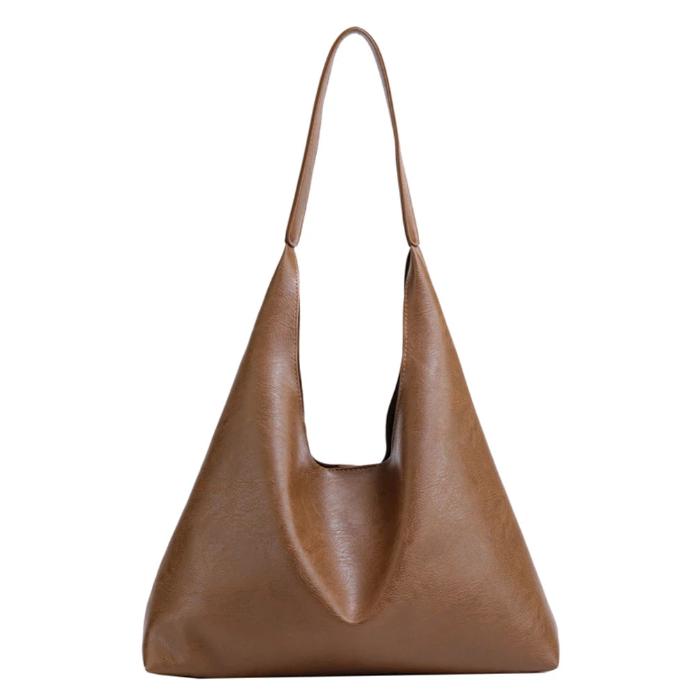 Large Capacity Women PU Soft Leather Tote Bag
