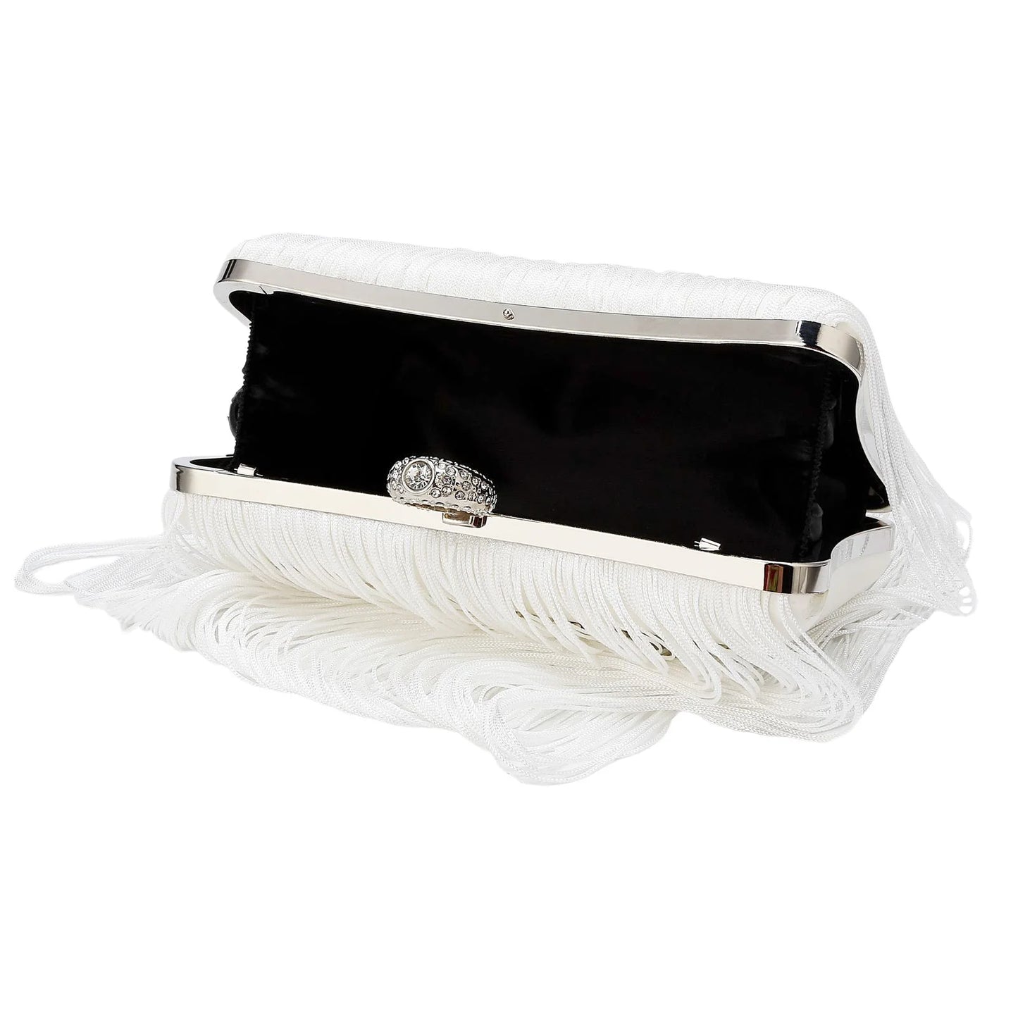 Evening Bag for Women Long Tassel Design Clutch Purses For Wedding Cocktail Prom