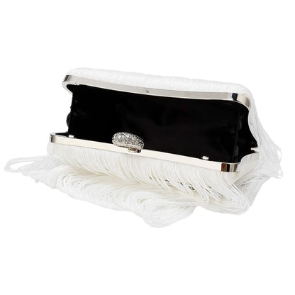 Evening Bag for Women Long Tassel Design Clutch Purses For Wedding Cocktail Prom