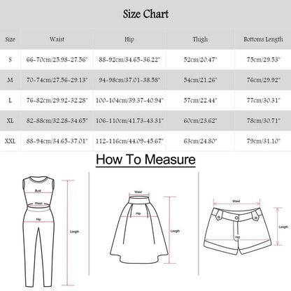 Women's Denim High Waist Slim Fit Drawstring Waistband Capri Pants