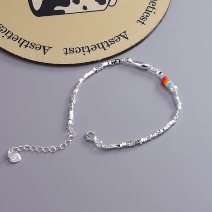 VENTFILLE 925 Sterling Silver Line Extremely fine Bracelet
