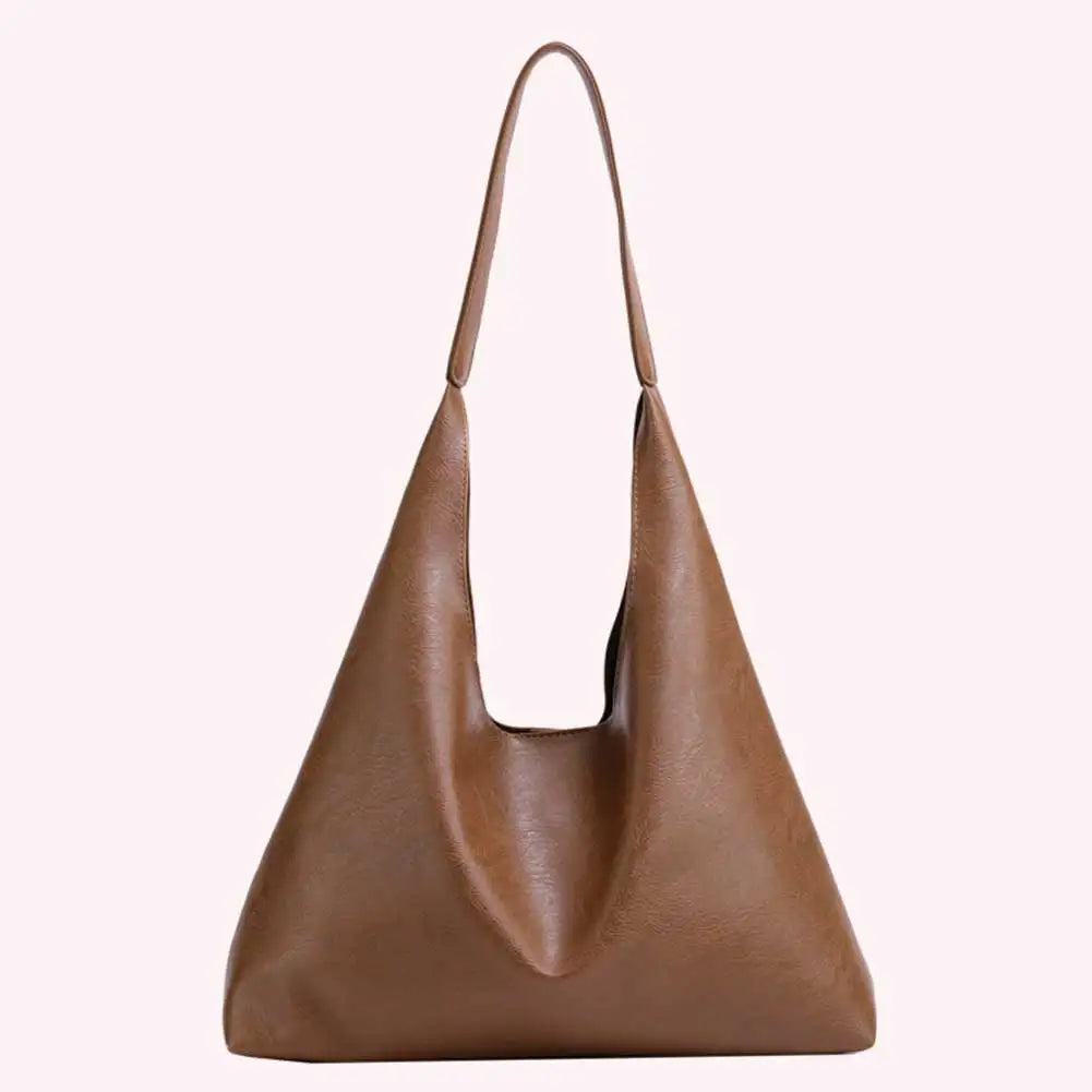 Large Capacity Women PU Soft Leather Tote Bag