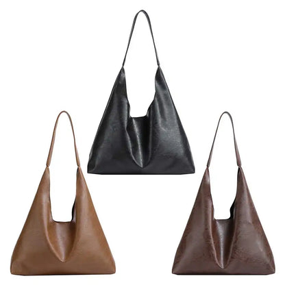 Large Capacity Women PU Soft Leather Tote Bag