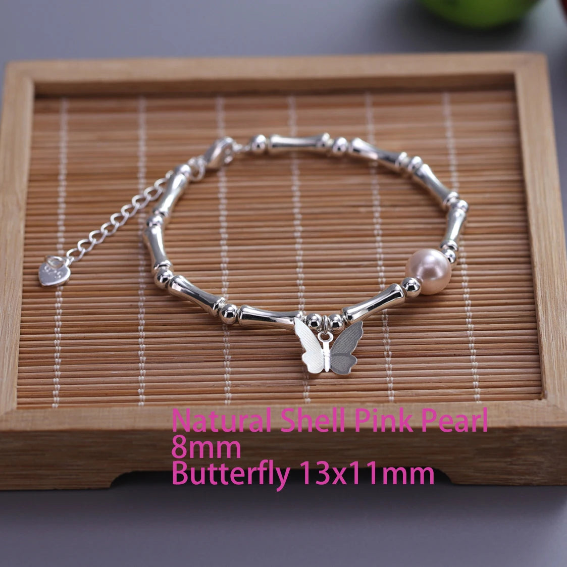 VENTFILLE 925 Sterling Silver Butterfly Bracelet