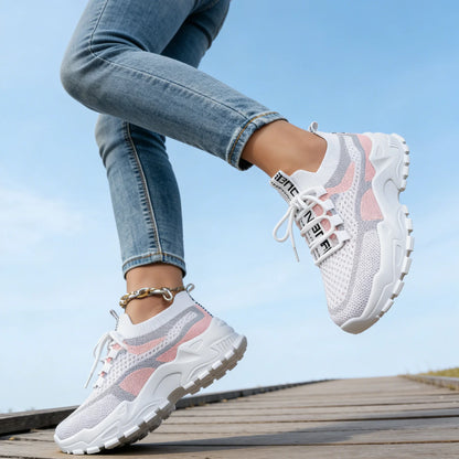 Chunky Sneakers Air Mesh Breathable Sports Shoe