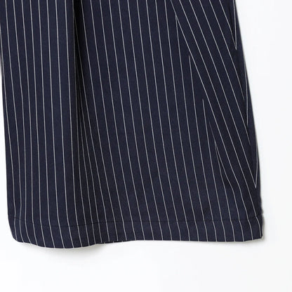 Striped Pleated Pants Baggy Wide Leg High Waist Pants