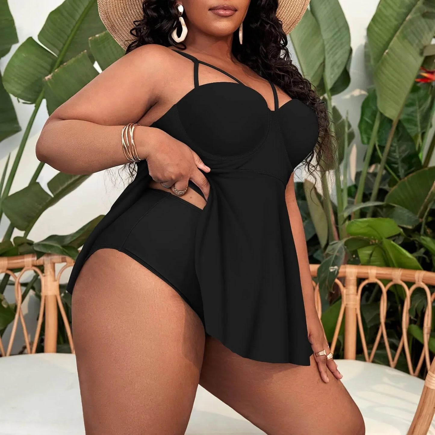 2026 Women Swimsuit Push Up Bathing Suit Women Plus Size Two Piece