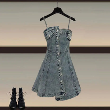 2026 Women Spring Summer Denim Skirt