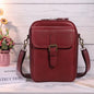 Leather Small Crossbody Cell Phone Bag & Adjustable Removable Strap