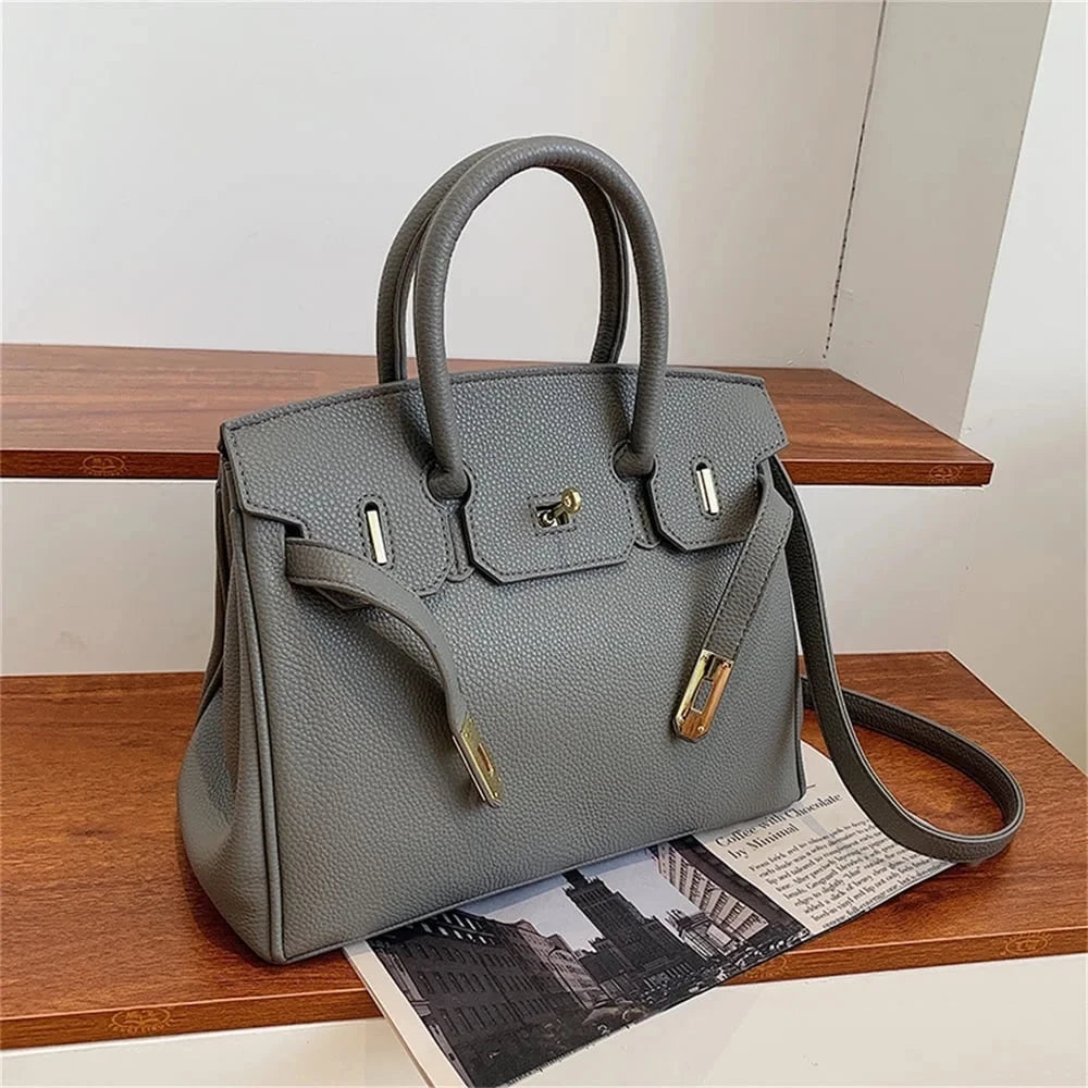 Women's Leather Spacious Purses & Handbags with Shoulder Strap