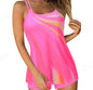 Womens' Bathing Suit Print Sling Swim Tank Top Shorts