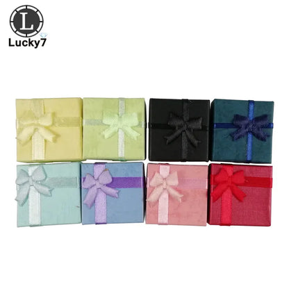 4*4*3cm 120pcs Jewelry Boxes for Jewelry Assorted Colors Ring Box Small Gift Boxes